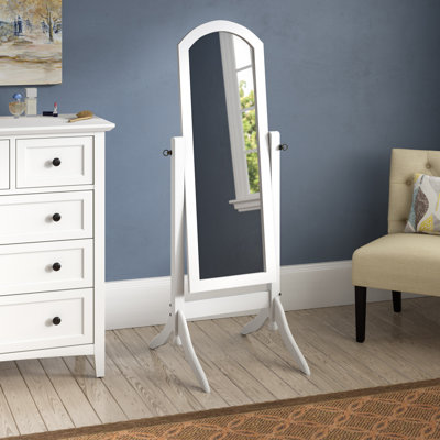 Arick Wood Floor Mirror