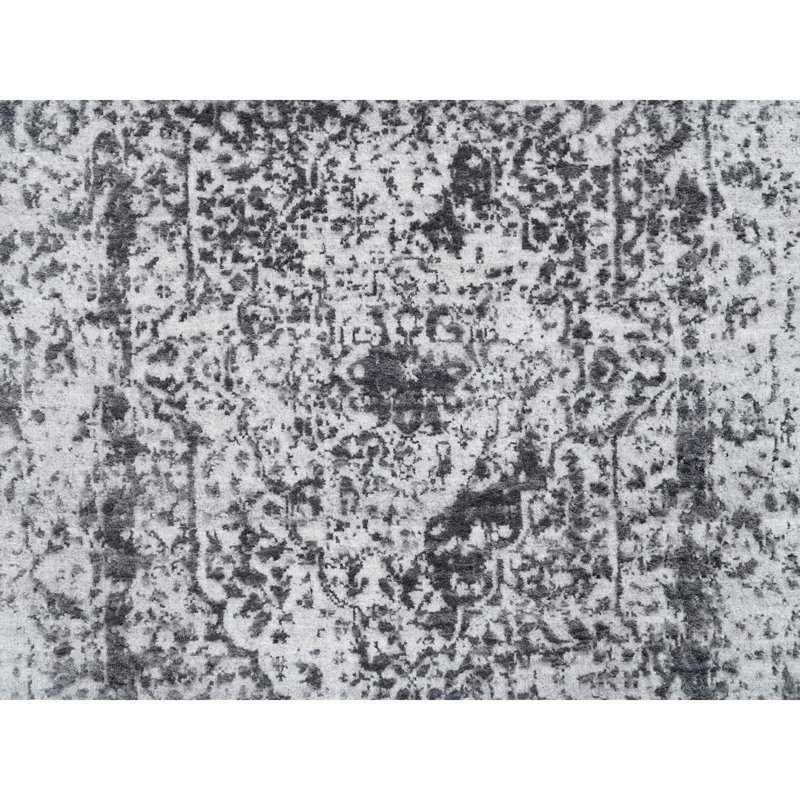 Symonne One-of-a-Kind 2'7" x 18'1" New Age Runner Wool Area Rug in Black