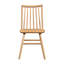 Ensemble de 2 chaises d'appoint à dossier courbé chic