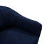 Chaise d'appoint Mid-Century moderne en chenille 1pc