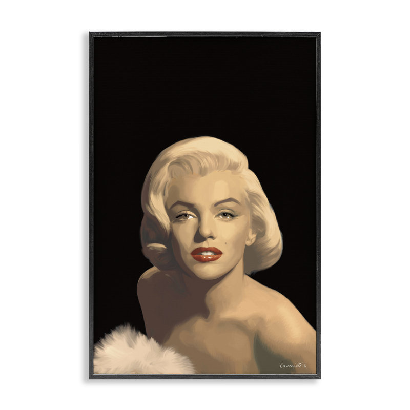 Estampe numérique classique en noir, design par Jadei, H 18 po x l 12 po, Giclée encadrée noir minuit