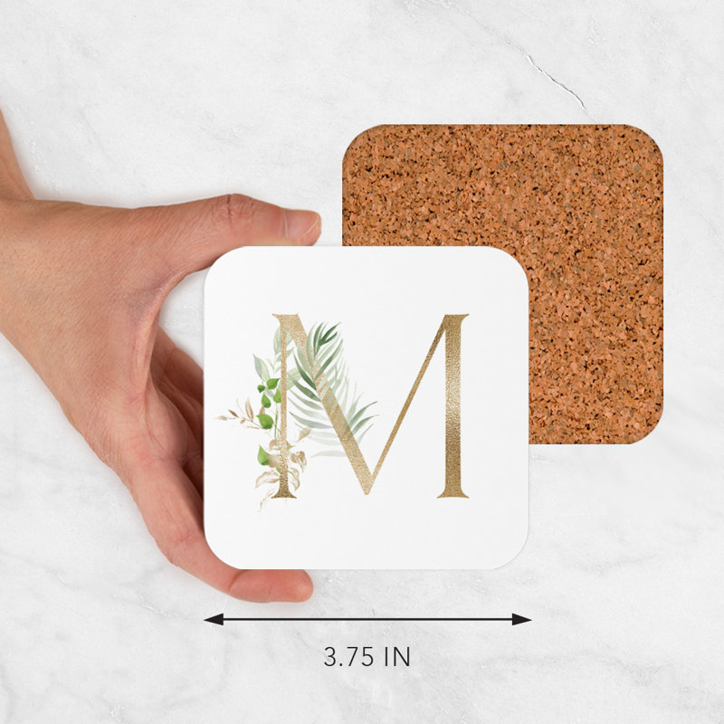 Sous-verre à monogramme Exotic, M