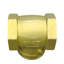 Clapet anti-retour 1 1/4 "à clapet anti-retour en laiton, anti-retour, pour pompe de puisard et compresseur d'air 15982 1 1/4" One