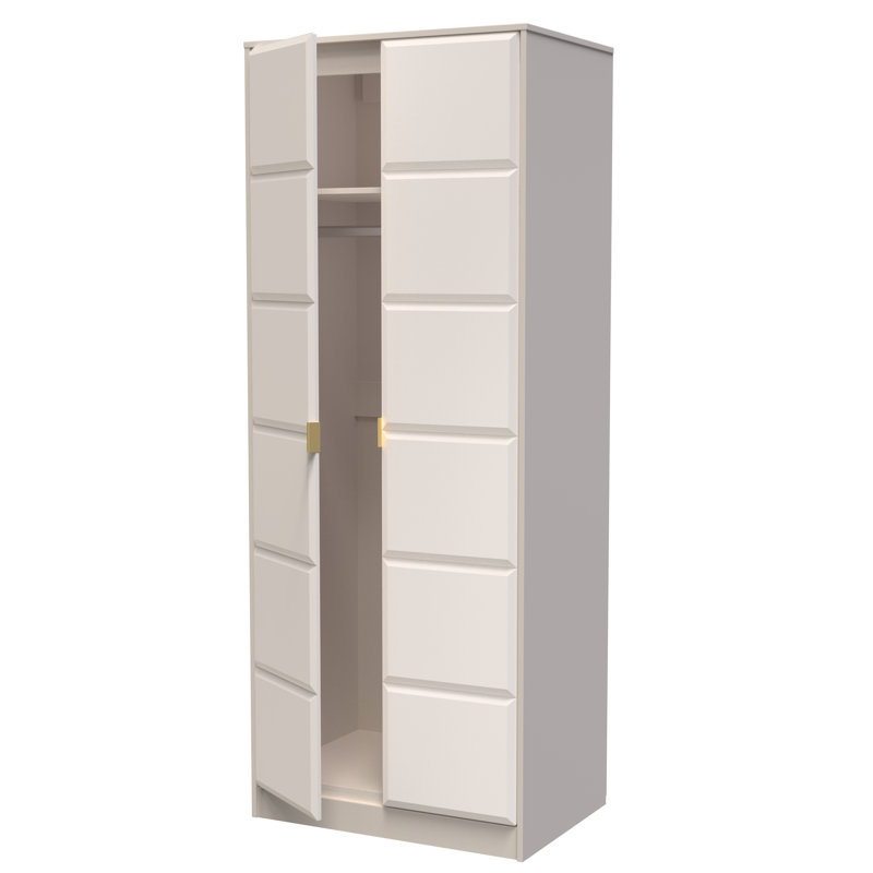 Allem 2 Door Wardrobe, Gloss/Kashmir
