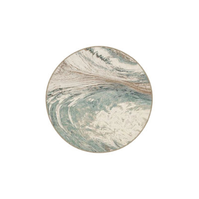 Vacuumed Swirl Patterned Washable Decorative Carpet