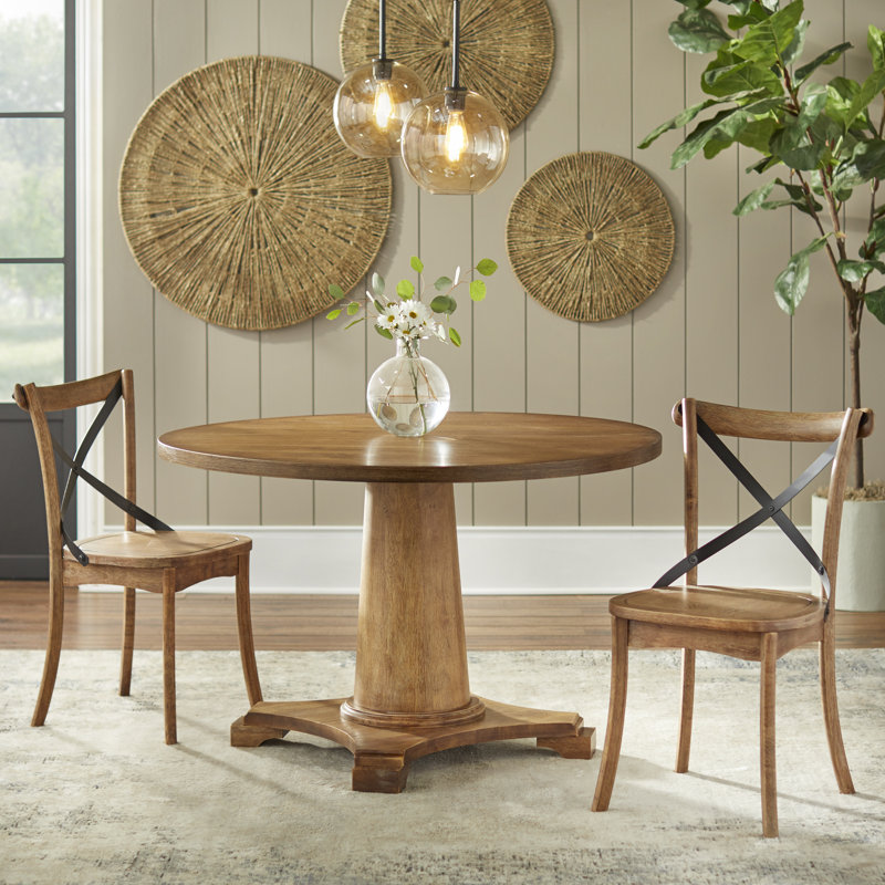 Ensemble de salle à manger Gumm, 3 pièces : 1 table, 2 chaises