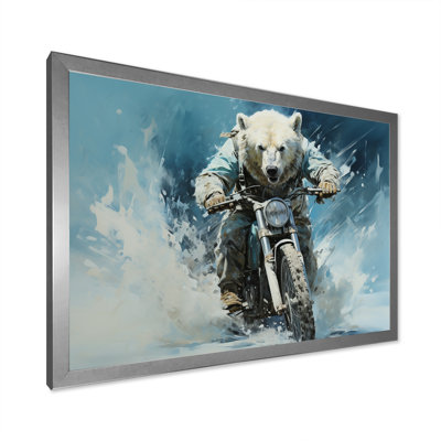 " Polar Bears Snowy Ride "