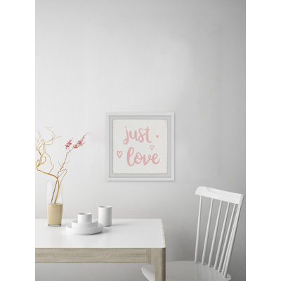 «Just Love II», reproduction encadrée