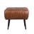 Marquette Top-Grain Leather Ottoman-19010674