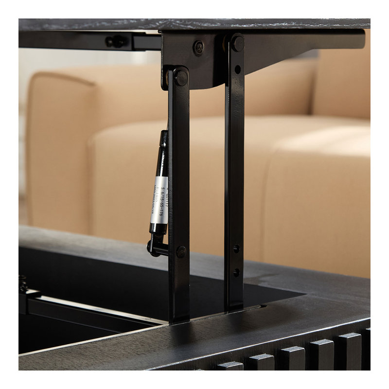 Table basse carrée 35,43 pouces Modern Handcraft, Noir