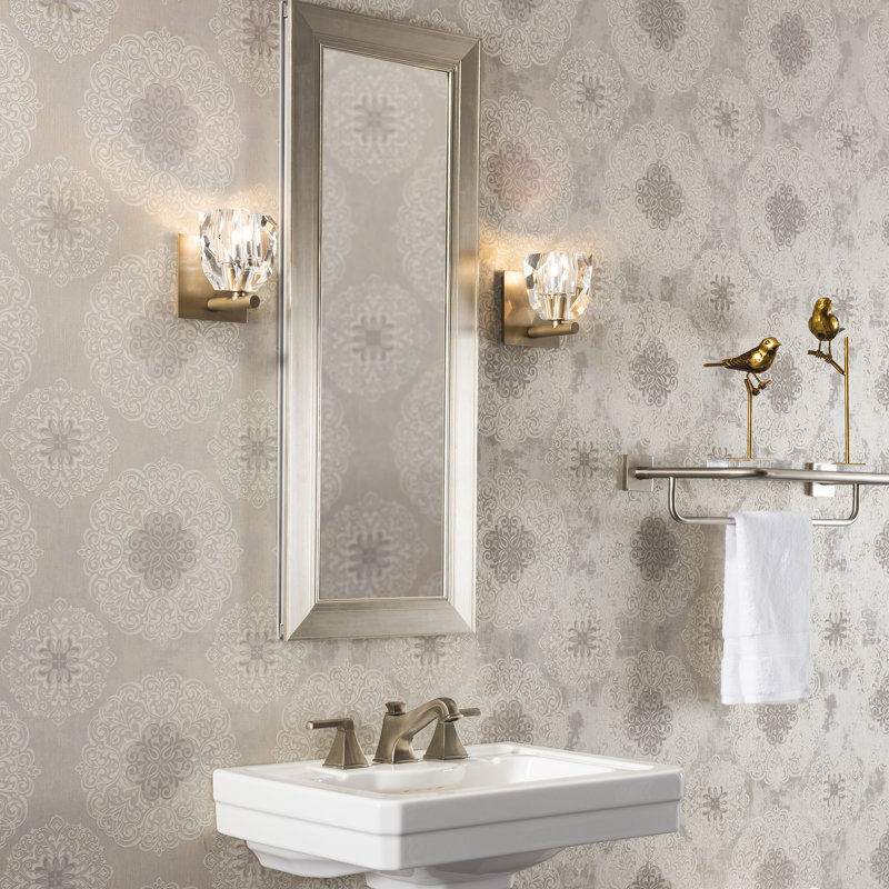 Gatsby 1 - Light Dimmable Bath Sconce, Vintage Platinum