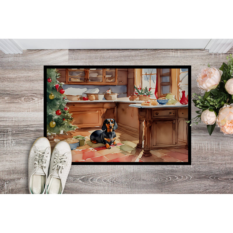 Junya Non-Slip Christmas Doormat, 18" W x 27" L