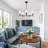 5 - Light Dimmable Kitchen Island Chandelier-1082067334