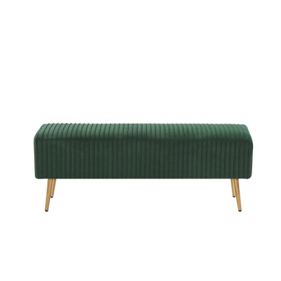Bodner Velvet Upholstered Bench