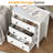 3-Drawer Nightstand, 23.6'' Wood Storage Chest-185163922