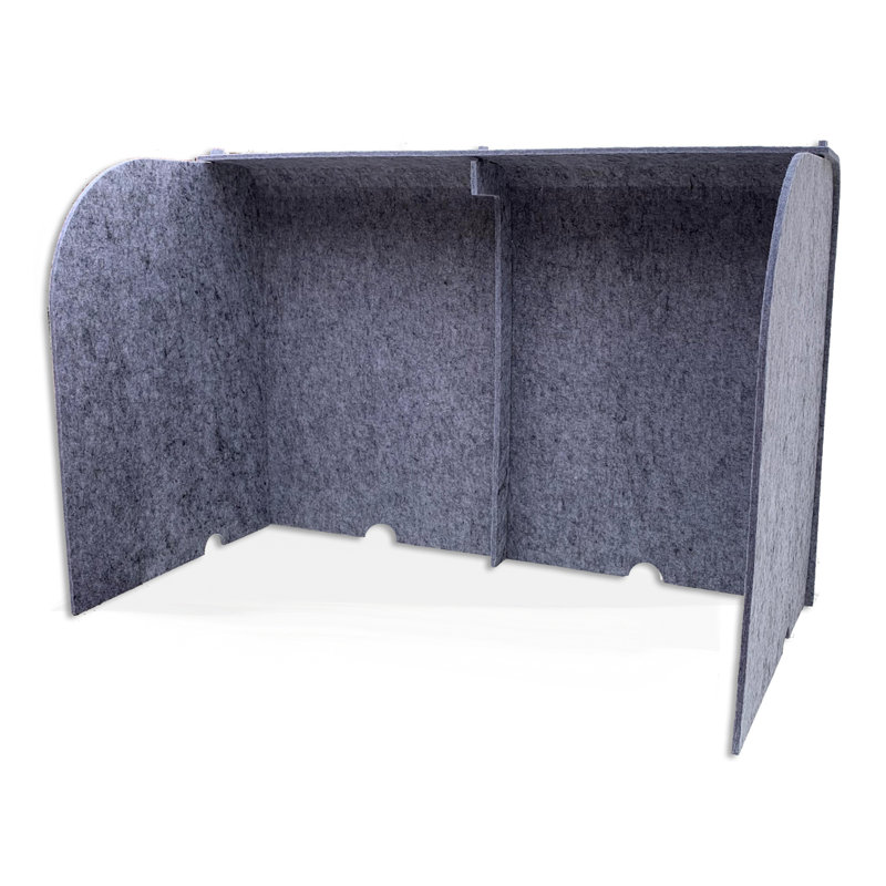 Panneau d'intimité de bureau 3 panneaux, H 24 po x l 36 po x P 18 po
