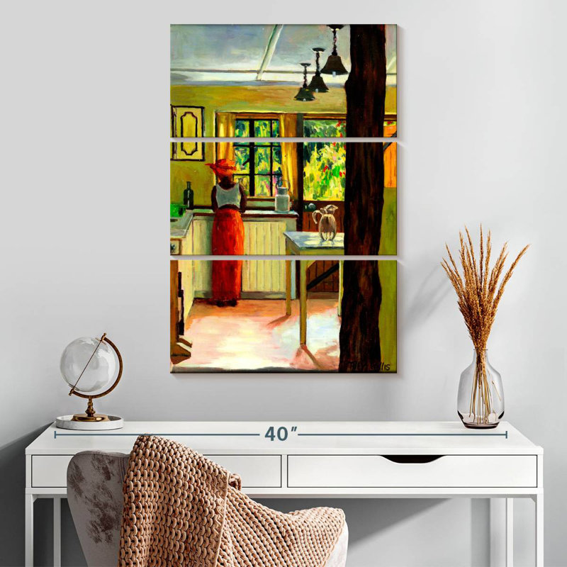 Leisha African Kitchen, 32" H x 20" W