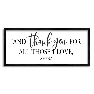 «Thank You For Ceux I Love Spiritual» par Lettered and Lined - impression