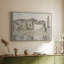 Paysage rétro - CECLXVI - reproduction de cadre flottant sur toile-285191174-285191173