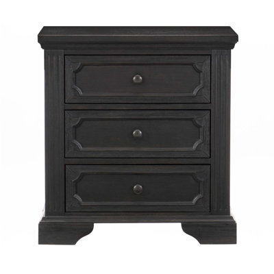 Table de chevet 3 tiroirs Traditional Design