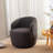 Swivel Accent Armchair Barrel Chair With Powder Coating Metal Ring-1135975731
