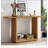 Mirod Elegant Minimalist Console Table with Curved Corners,Natural Wood Veneer,U-Base Design for Easy Placement ,Perfect for Displaying Your Treasures,Simple Assembly-18740990