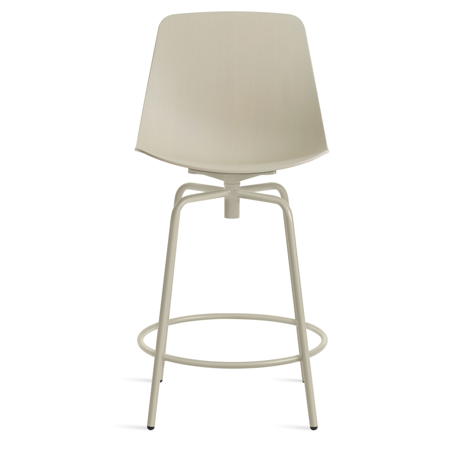 Clean Cut Swivel Stool, White Oak, Counter Stool (24" Seat Height)