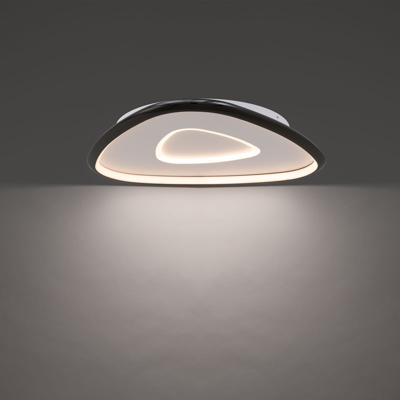 Mandala LED 4-CCT Wall Sconce, Black Chrome