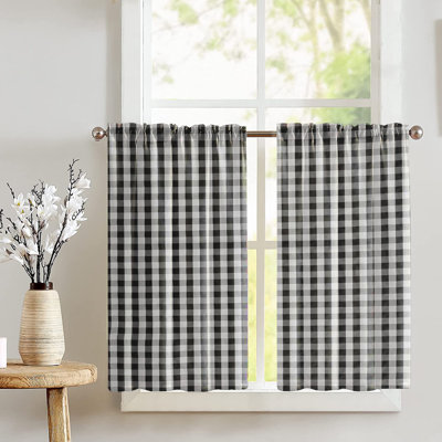 Rideaux à carreaux Gingham
