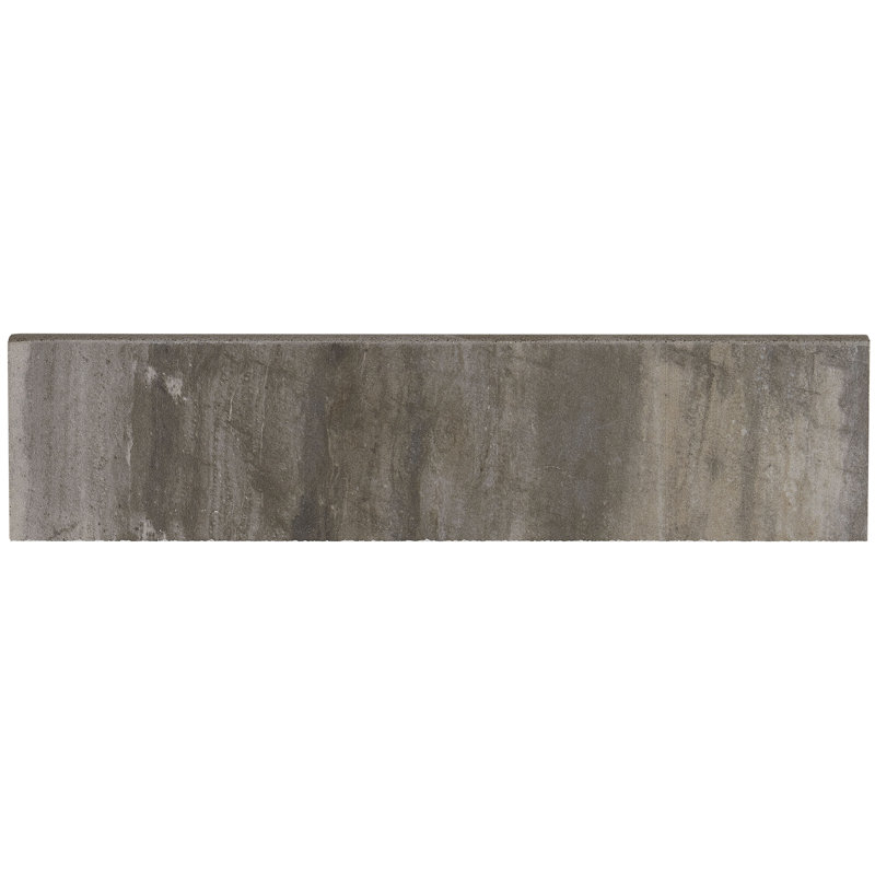 Garniture de tuile de moulure en porcelaine 12" x 3" en rivière smoky Mansfield