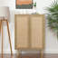 Armoire d'appoint en bois 2 portes avec tablettes réglables Corvyn-666477047-666477032