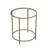 Ankrum Round Coffee Table With Glass Top