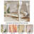 Queen Size Metal Canopy Bed Frame with Headboard and Footboard-602410940