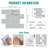 6 W x 3 L Peel and Stick