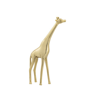 Sculpture en laiton girafe - grande