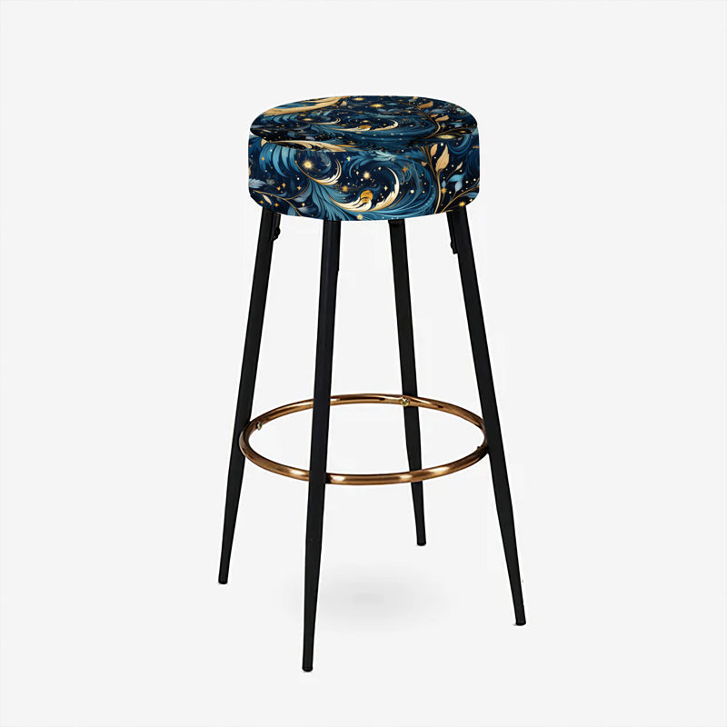 Ensemble de 2 tabourets de bar Boho