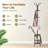 Freestanding Metal Coat Rack With 12 Hooks And Umbrella Holder-354385239