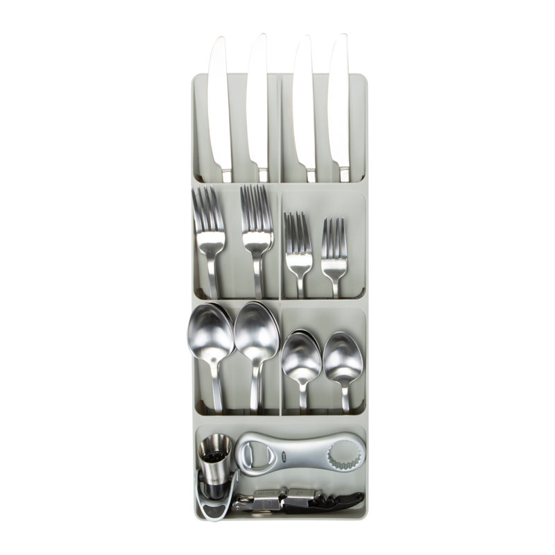 Rangement de tiroir pour ustensiles de cuisine et ustensiles de cuisine H 1,77 po x l 6,22 po x P 15,75 po