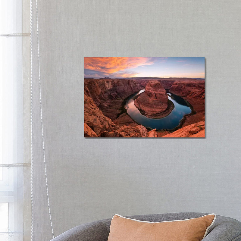 Horseshoe On Fire by Stefan Hefele - Wrapped Canvas Print, 66.04 cm H x 45.72 cm W x 1.91 cm D