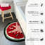 Cotton Blend Non-Slip Bath Mat