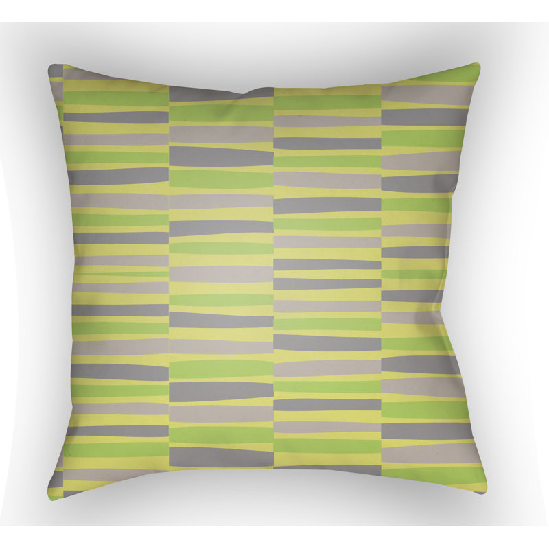 Littles Throw Pillow, 20" H x 20" W x 5" D, Green