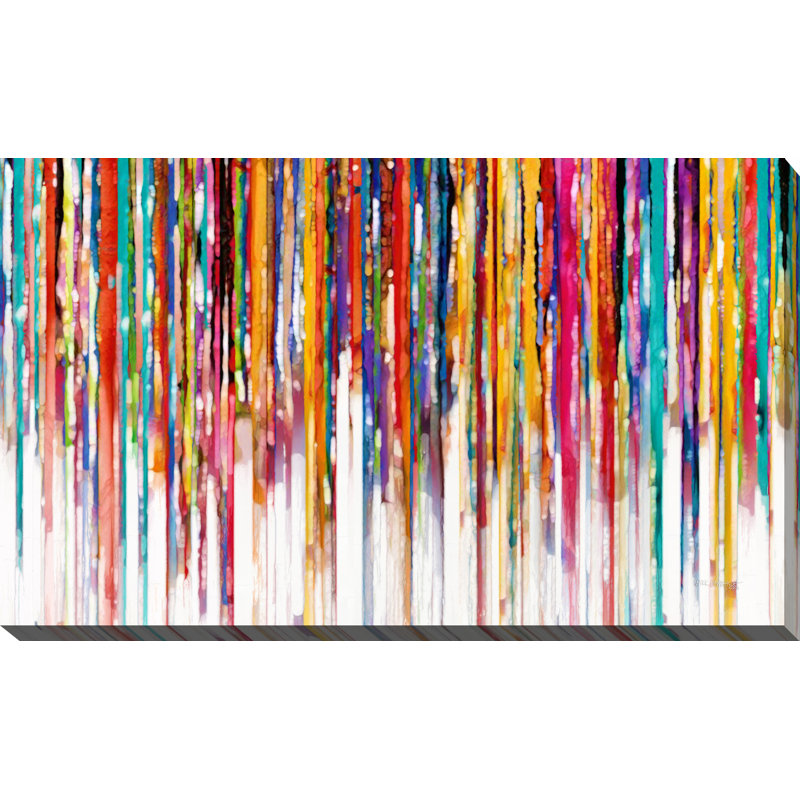 « ailes of refuge, ruth 2 12 », reproduction de peinture à l’acrylique sur toile tendue, H 18 po x l 30 po x P 1 po