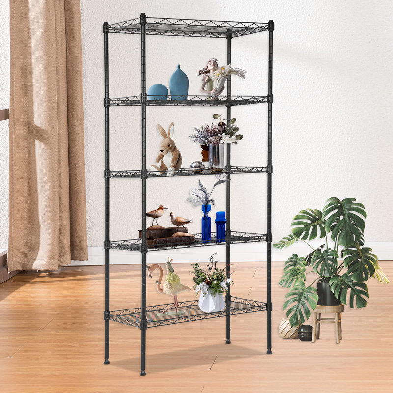 Étagère de rangement ajustable Mullenix pour cuisine, espaces commerciaux et petits garages, H 48 po x l 22 po x P 12 po
