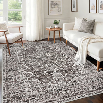 Area Rug Machine Washable Rugs With Rubber Backing For Living Room