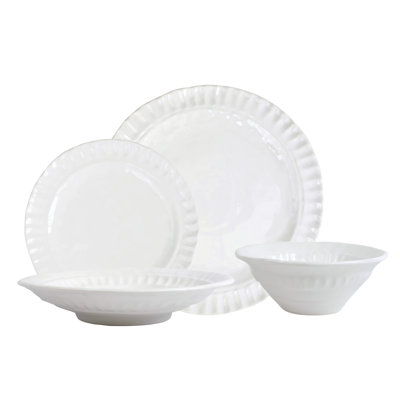 Pietra Serena Piece Handmade Stoneware Dinnerware Set