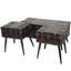 Ensemble de coffre d'appoint 3 pièces Xareny
