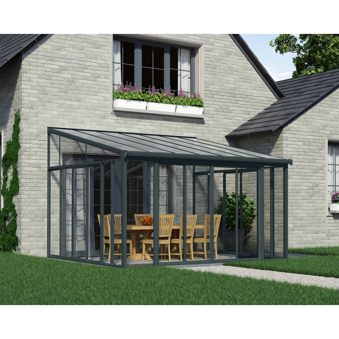 4 m x 4,5 m Pavillon aus Aluminium