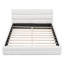 Grand lit plateforme tapissier