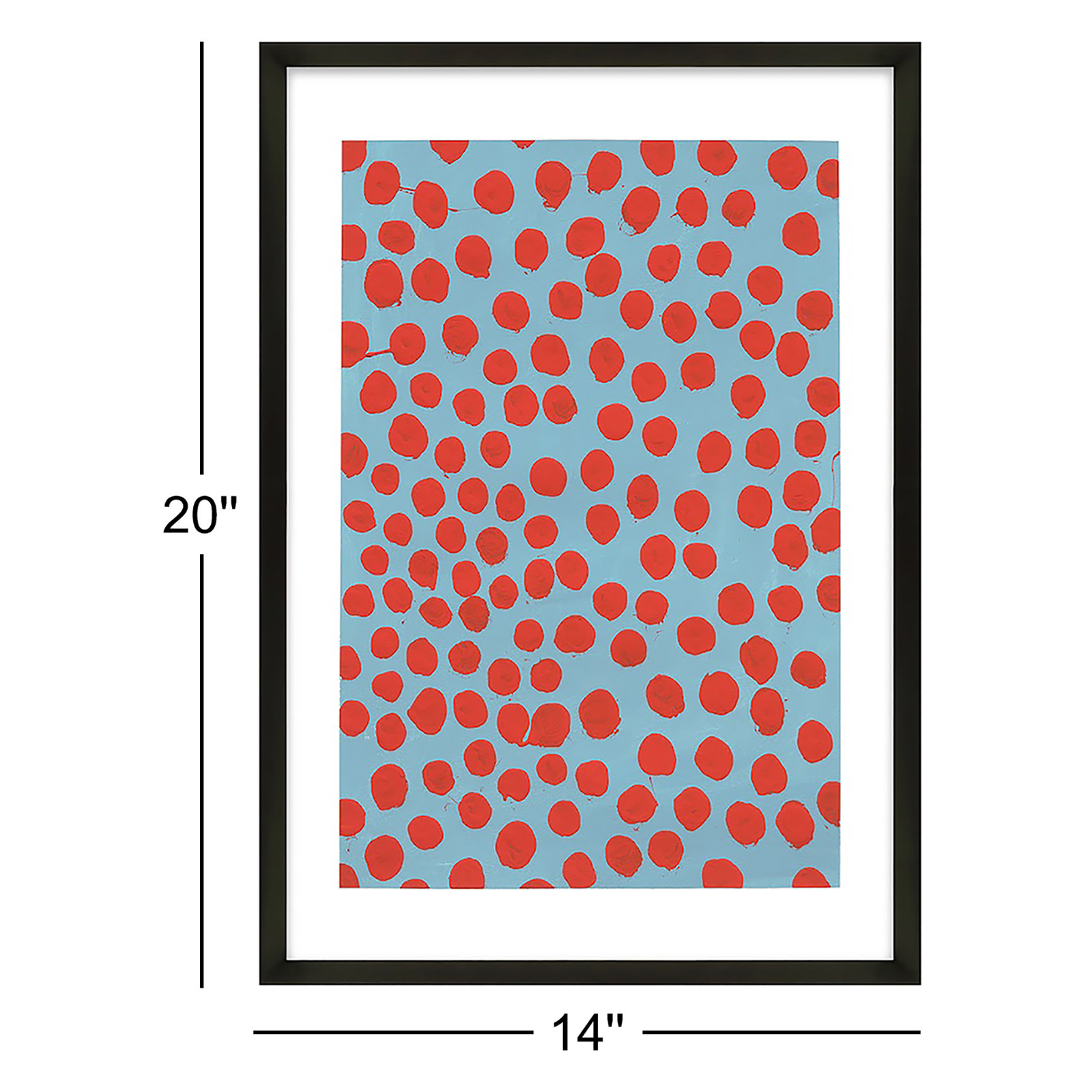 Affinity 2 by Michela Sorrentino, Black, 20" H x 14" W x 1.25" D