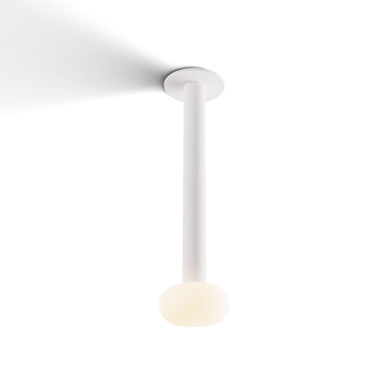 1 - Light LED Pendant, Matte White